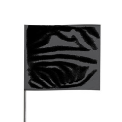 Presco 21 in. Steel Wire Staff Marking Flags [2.5 in. x 3 in. Flag]: 2 in. x 21