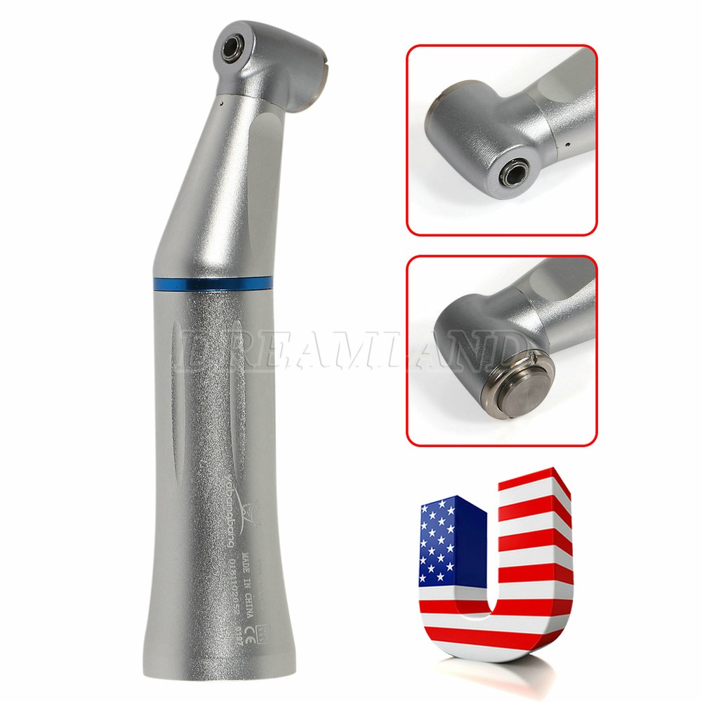 Dental 1:1 LED Optic/ NO-LED Contra Angle Low Speed Handpiece Push Fit NSK USA