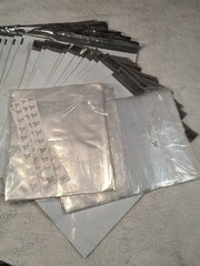 Mega Shipping Kit: 75 Heavy Duty 2.5 Mil Poly Mailers, 200 Clear Bags & 200…