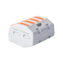 20PCS Lever-Nut 4 Conductor Compact Wire Connector PCT-214 Terminal Block