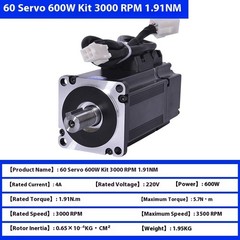 Servo Motor Set 60/110/130 Synchronous AC Driver Controller 400w/600w/750w