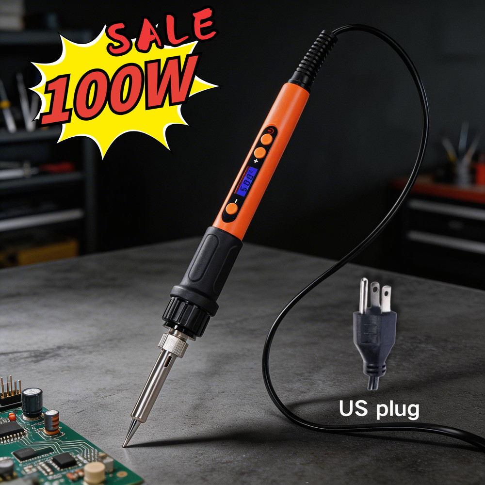 Soldering Station Kit Adjustable Temperature 100W Digital or 60W solder iron110V