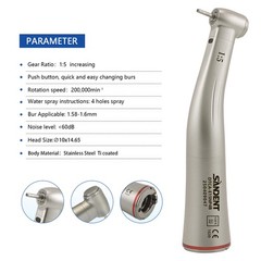 10*NSK Style Dental High Speed Turbine Handpiece with Quick Coupler Swivel 4Hole
