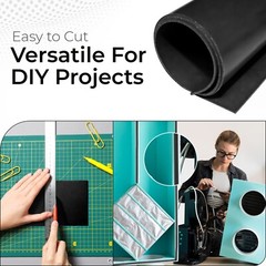 Neoprene Sheet 1/32 x 9 x 12 in Rubber Mat Thin Gasket Material Made in USA