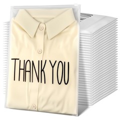 Clothes Packaging Bags Frosted Zipper Thick Plastic Bags 100 Count 10×13 Inch…