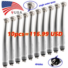 USA Dental Ultrasonic Piezo Scaler Handpiece 5 Tips Fit EMS Cavitron Woodpecker