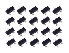20 Pcs Pack Lot SOT-23 Triodes Transistors SMD NPN BC817-40 6C BC817 45V 500mA