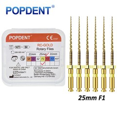 Dental Endo Rotary Files X-Pro Gold Taper NITI Endodontic Root Files POPDENT