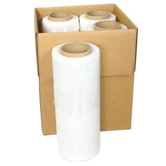 Cast Hand Stretch Wrap 18″ x 1000′ 80 Gauge Plastic Bundling Shrink Film 4 Rolls