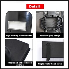 Hand-Held Anti-riot Shield with Foldable Grip Security Protection Anti Impact