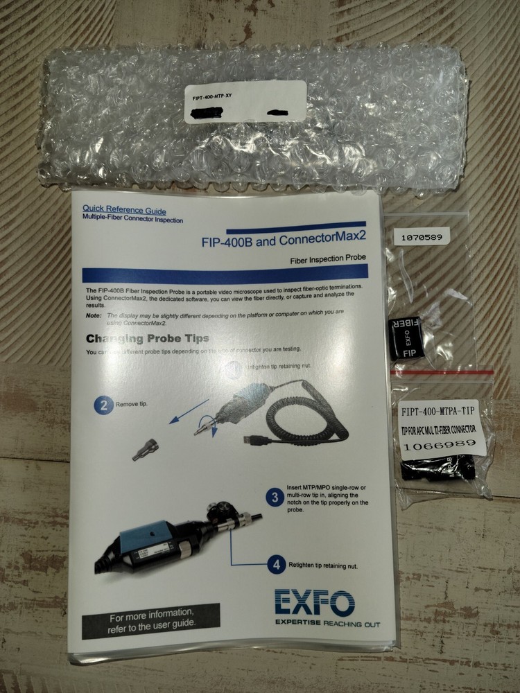 EXFO FIPT-400-MTP2 FIP-400 compatible MTP / MPO UPC chip