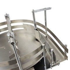 23.6″ Automatic Bottle Accumulation Table Bottle Unscrambler Collecting Machine