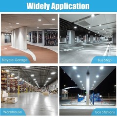 10PCS 150W LED Gas Station Canopy Lights Commercial Garage Gym Lamp 4500K-5700K