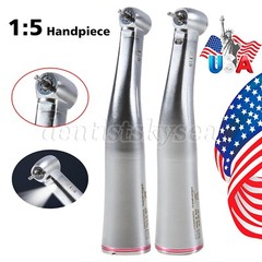 Dental Fiber Optic LED Standard Head 1:5 1:1 Increasing Handpiece Contra Angle Y