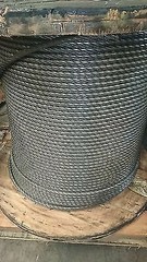 3/4″ Swaged Logging Cable IWRC 6×26 (Swaged to 5/8″) – 350 Feet