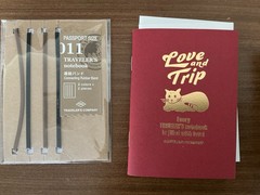 Traveler’s Company Love and Trip Passport Size Notebook bundle