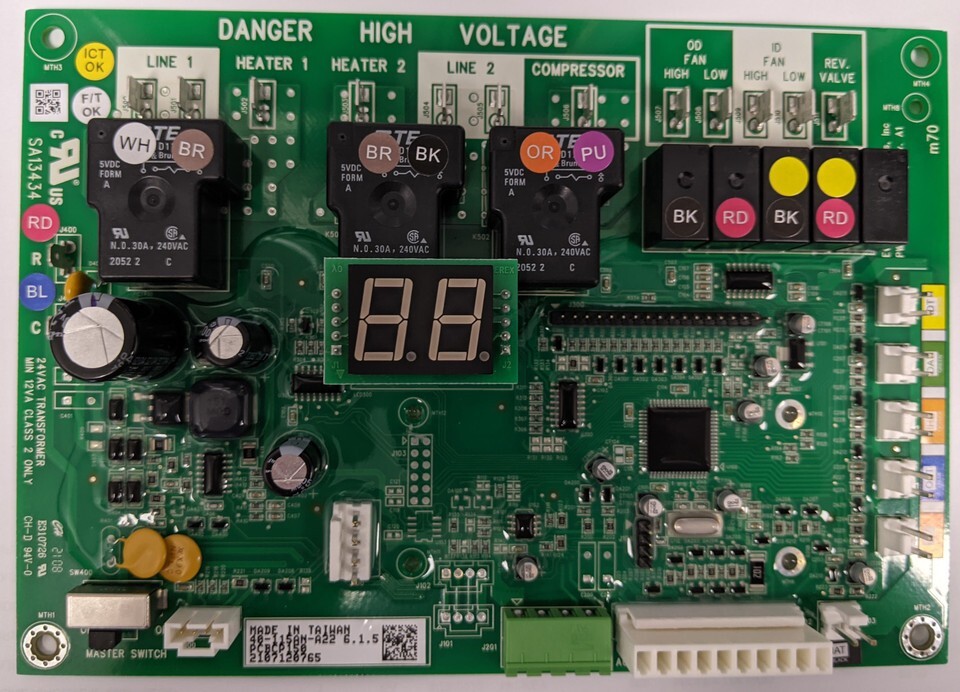 PCBCP150 Amana PTAC Control Circuit Board