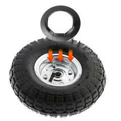 Push Nuts for Dolly Wheel Lock Washers, Hard-To-Find Spring Steel Push-On Pushnu