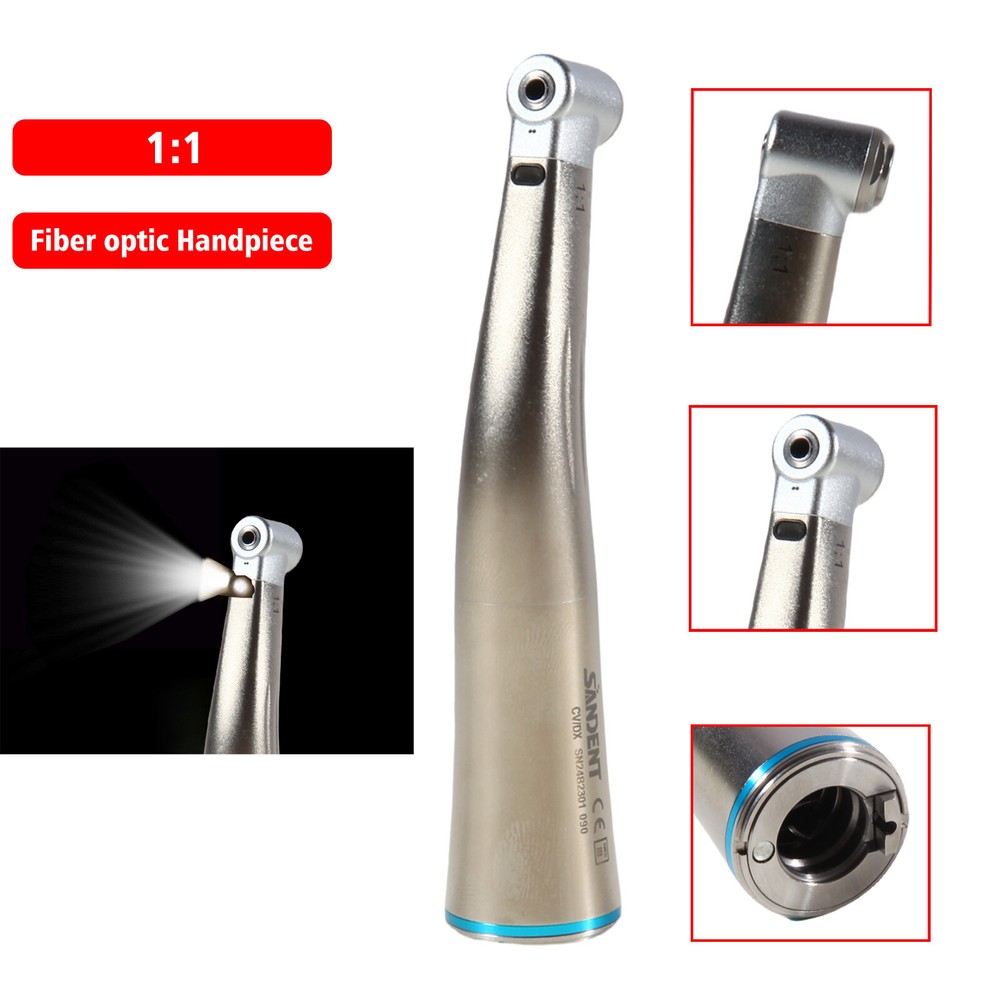 Dental LED Brushless Electric Micro Motor E-Type+1:1 /1:5 Contra Angle Handpiece