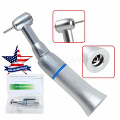1-10* Dental Slow Low Speed Handpiece Push Button Contra Angle w/ FG 1.6MM Head