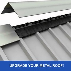 Duco Plus 12in Profile R 3ft Panel Foam Closure Strips Metal Roofing Panels
