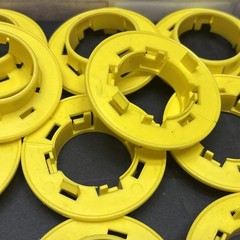 22- Caddy EASY SNAP Gromet ESG1, Yellow, Open Package