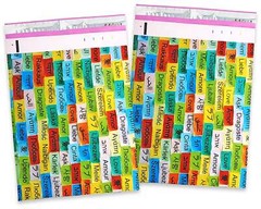 Love Around the World Poly Mailers 10×13″ Thank you Shipping Mailing Postal Bag