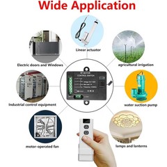Forward Reverse Remote Switch,Linear Actuator 12V Remote Control Switch,DC7V4…