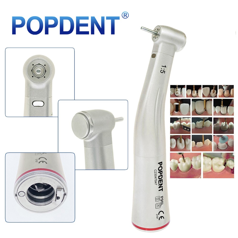 POPDENT Dental High Speed Handpiece /1:5 Increasing Electric Contra Angle st