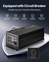 VEVOR Sump Pump Battery Backup System 3000W LCD Auto Switches to Battery