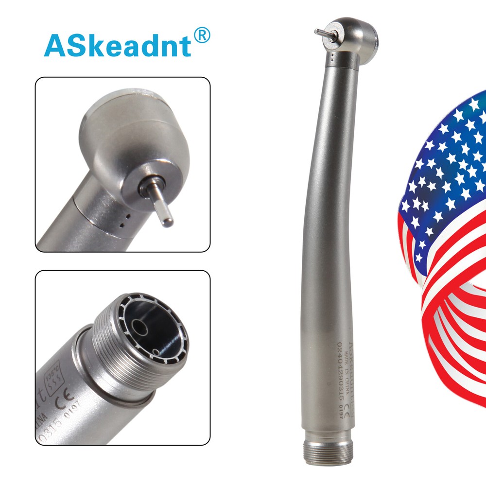 Dental Fiber Optic LED Egenerator high speed handpiece Turbine 2/4HOLE Y