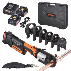 1/2″-2″ Pro Press Tool Pipe Crimping Kit with 6 Jaws DC18V PZ-3240