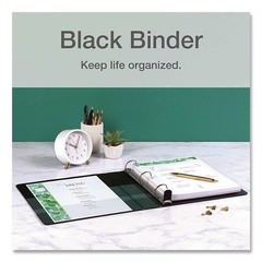 Cardinal 10341 Premier Easy Open ClearVue Locking Slant-D Ring Binder – BLK New
