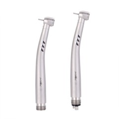 Dental LED Fiber Optic E-Generator 3 Way Spray High Speed Handpiece 2Hole Push