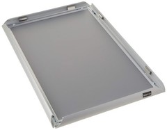SECO Front Load Easy Open Snap Frame Poster/Picture Frame 11 x 17 Inches, Sil…