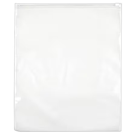 Reclosable Poly Bags, 13″ X 13″, 2.75 Mil, Clear, Slide Seal, 250 Pk, 55Nk55