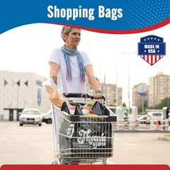 10000 10K Count Thank You Plastic Bags Black Small Business 12″ x 6.5″ x 21″