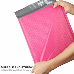 1000 pcs Pink Poly Bubble Padded Envelopes Self-Sealing Mailers 6X10 (Inner 6×9)