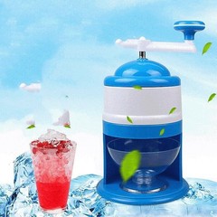 Ice Crusher Hand Crank Portable Ice Shaver Smoothie Slush Drink Maker Tool