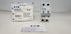 EATON WMZS2D10 (FAZ-D10-2) CIRCUIT BREAKER, 2P 10A 277/480VAC 10kA TYPE D, NIB