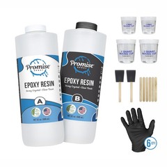Table Top Epoxy Resin Kit 64 Oz – Clear Coat for Table Top Art with Mixing Cu…