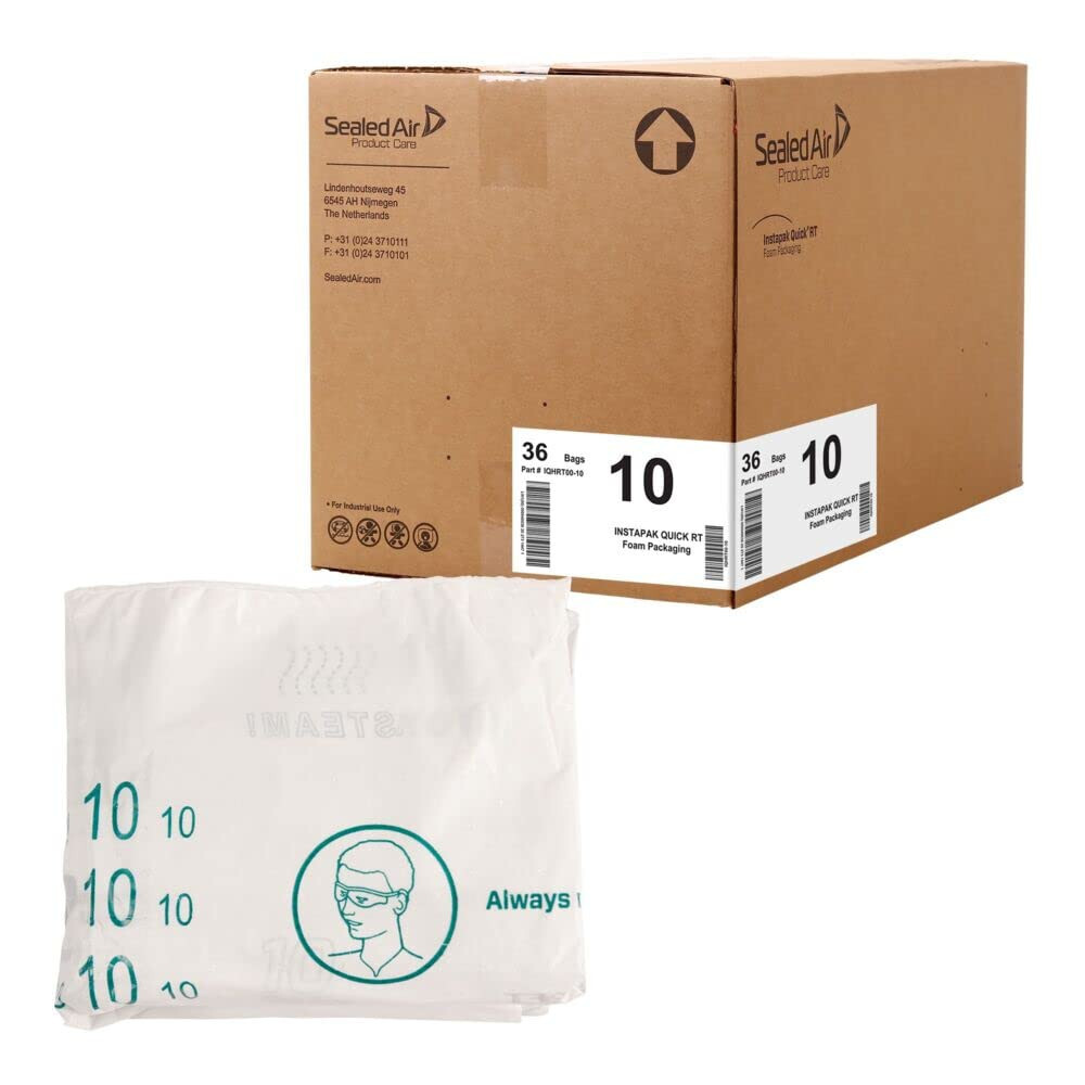 Sealed Air Instapak Quick RT, #10 Bag for 8″x8″x8″ Box (Pack of 36)