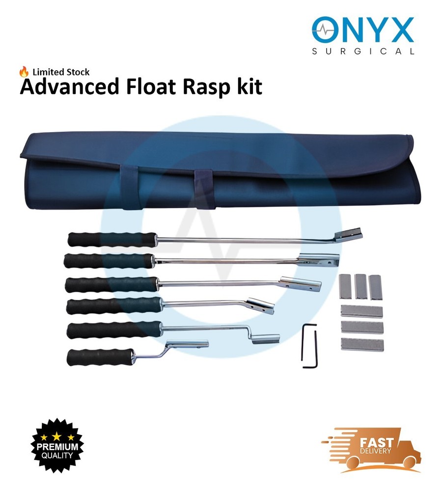 Professional Equine Dental Float Rasp Kit Advanced w/ Carry Case
