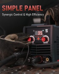 135Amp MIG Welder,110V Flux MIG/Lift TIG/Stick 3-in-1 Welding Machine