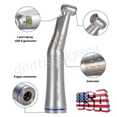 LED Contra Angle Fiber E-generator Low Speed Handpiece Dental DT