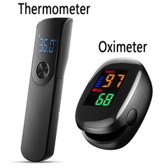 Non-contact Thermometer Medical Temperature Digital Infrared Finger Oximeter