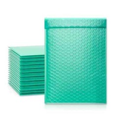 #0 6.5×10 TEAL POLY BUBBLE MAILERS SHIPPING MAILING PADDED ENVELOPES 6.5″ x 9″