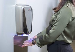 HEPA-Filtered VERDEdri, Brushed S/S, Surface-Mounted ADA Compliant, Energy-Ef…