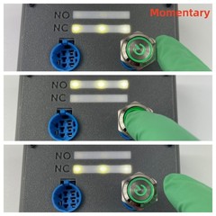 16mm 12V LED ON OFF Push Button Power Switch Latching/Momentary with Wire Socket