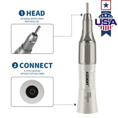 NSK Pana Max Style Dental LED High Low Speed Handpiece Kit Contra Angle 2/4Hole